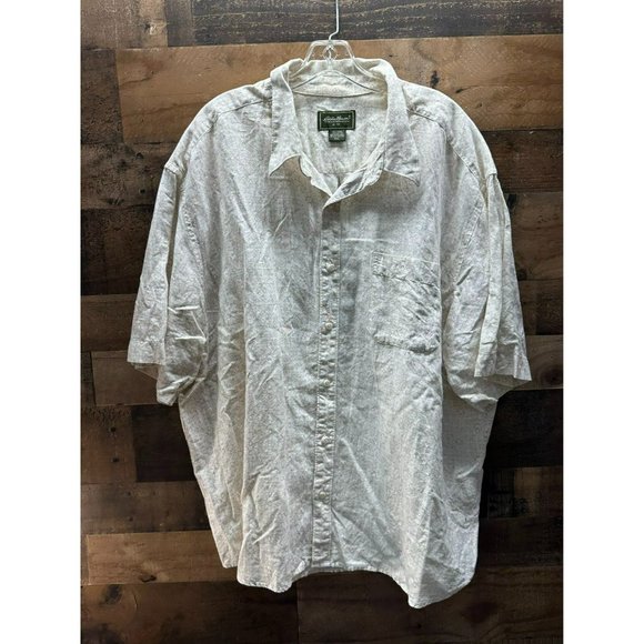 Eddie Bauer Men's Short Sleeve Button Up‎ Size XXL - Picture 1 of 3